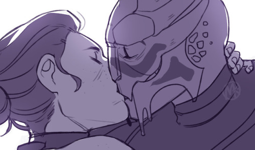 howtobangyourmonster: deadlilmoon: You know, jealousy is an ugly emotion, my friend. That Garrus is