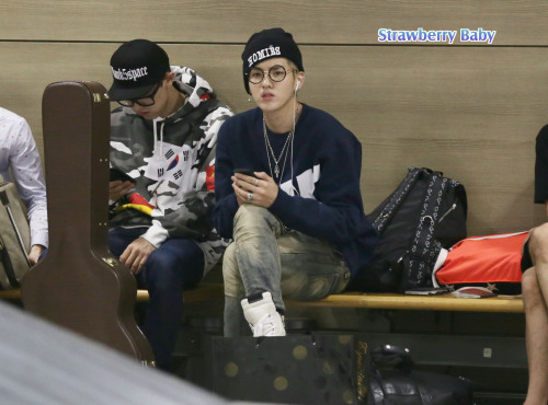 [130827 HD] Kris @ ICN Airport from LA  cr. strawberry baby | do not edit
