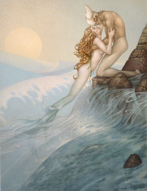 everydayamermaid:  by Michael Parkes  So beautiful