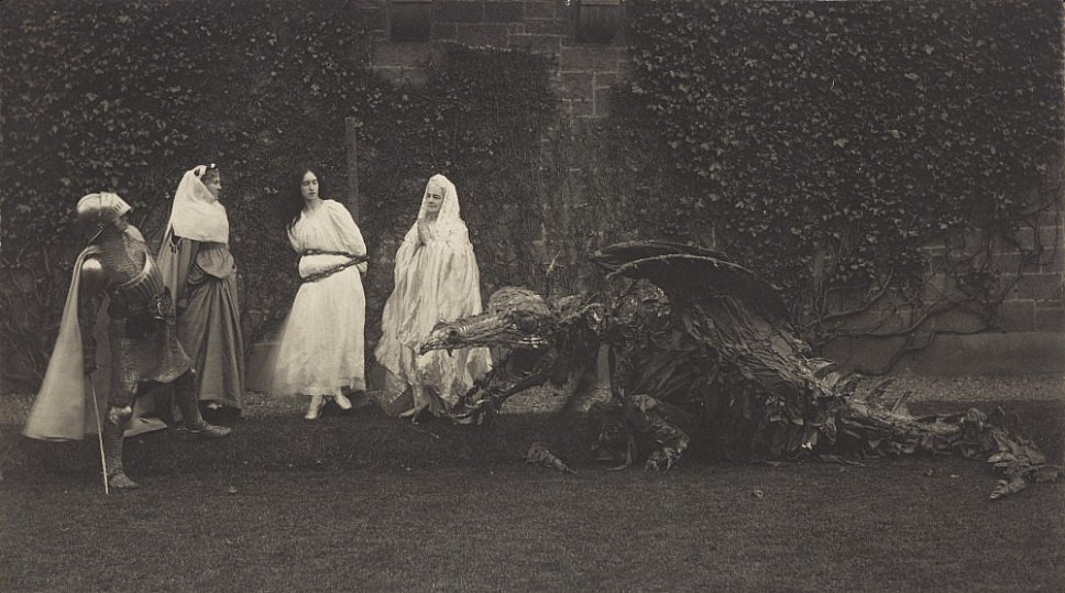 bizarreauhavre:  “Masque of St George and the dragon” Walter Crane, Mrs Walter