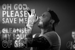 jl-photography-design:  Chelsea Grin - My DamnationMy Photo &amp; My Edit! Follow here for more!