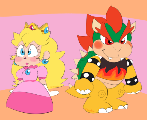 Peach and Bowser in Animal Crossing  What will they do-