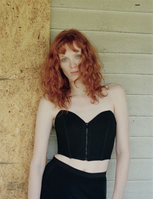 Karen Elson Photography by Marlene Marino Published in Dazed & Confused, August 2010