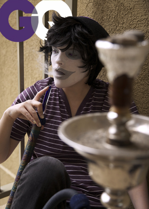 fromgilbowithawesome:fromgilbowithawesome:Gamzee (x) Photo (x/x)This one goes with Sollux and Eridan