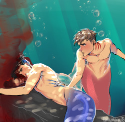 fancymarquis:  JeanMarco Merman AU where