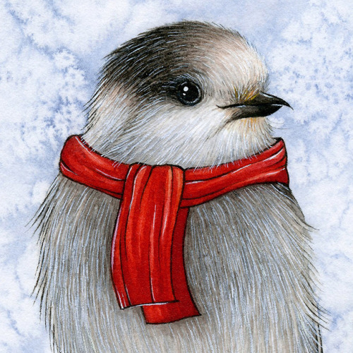 mariya-o:This year’s holiday card, hot off the press!  Cards and prints available: RedBubble Socie