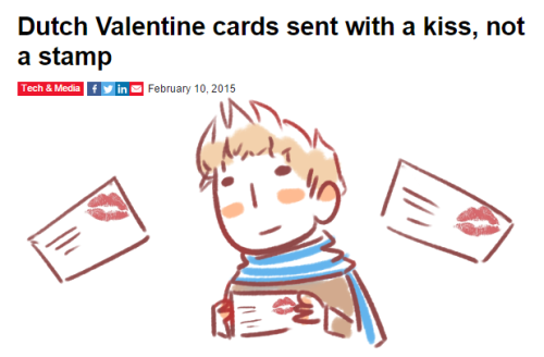 ctcsherry:chartini:In some cute news, today we could send free valentines cards today in the Netherl