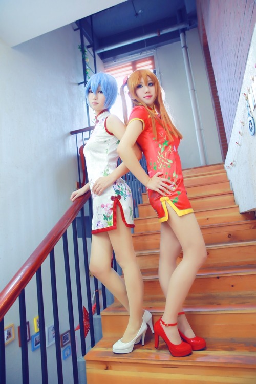 Sex Evagelion - Asuka Langley Soryu & Rei pictures