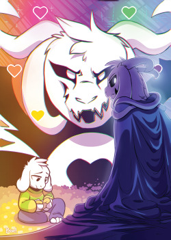 Something about Asriel just gets me like no character in the past has before. Gosh. my precious goat childI&rsquo;ll have this as a big ol&rsquo; print available at Bronycon and Trotcon and other future cons, including copies on this super nice sparkly