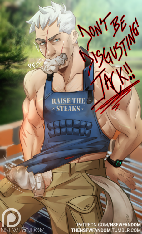 thensfwfandom: Grillmaster Jack Morrison (AKA/ Let me choke on that)All the versions and video proce