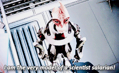 corasharper:  Video Game Meme / Five Heartwarming Moments [3/5] → Mordin sings Gilbert and Sullivan   Love this scene.