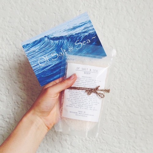 My favourite dead sea salt scrub by @ofsaltandseabody&hellip; this stuff is to die for! Use this
