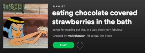 Anyway Here Are Some Oddly Specific Pop/hip Hop Playlists For Self Care