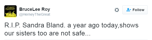 destinyrush:  Rest in peace, Sandra Bland, February 7, 1987 – July 13, 2015. A