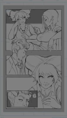 Page 1 -2 Of The Raven/Jinx Comic Is All Sketched Outnot Sure If I Should Paint It,