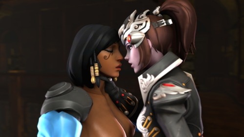 More Pharah x Widow femdom