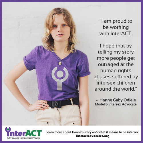 Check these quotes from new intersex advocate & activist Hanne Gaby Odiele! We are so proud of h