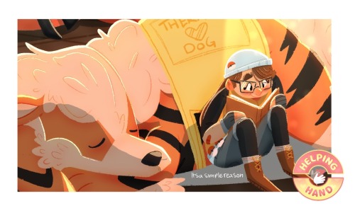 itsasimplereason:My preview for the @helping-hand-pkm-zine !! Find out where this trainer and h