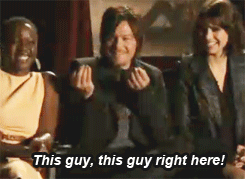 arielmh:  Chris Hardwick and Robert Kirkman represent every Reedus fangirl.CAN I