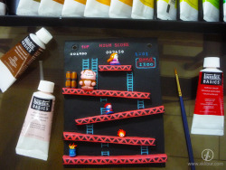 it8bit:  Donkey Kong Wall OrnamentCreated by  Xklibur Clab  