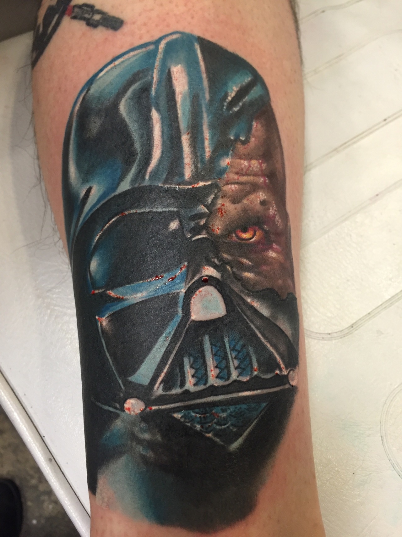 Tattoo uploaded by Alex Santo  Darth Vader  Tattoodo