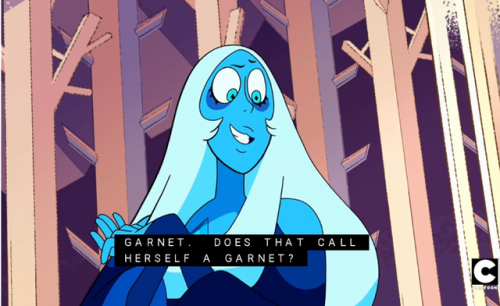  Solidarity between Garnets  I would love to see single gem Garnets genuinely interested in our Garn