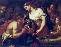 Johann Carl Loth (Munich 1632 - Venezia 1698); Eliezer And Rebecca At The Well, 1670&Amp;Rsquo;S;