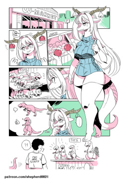 shepherd0821:  Modern MoGal # 040 -  🐲  Go shopping 👜     👉  My twitter: https://twitter.com/shepherd_0821   Our Patreon will have exclusive patreon-only MoGal comics. All you need is 1 USD dollar and you can read every new comics every month!Don’t