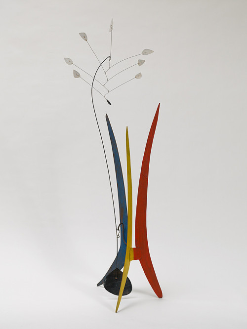 Calder, Alexander. Yucca. 1941. Solomon R. Guggenheim Museum, New York. Painted sheet metal and wire