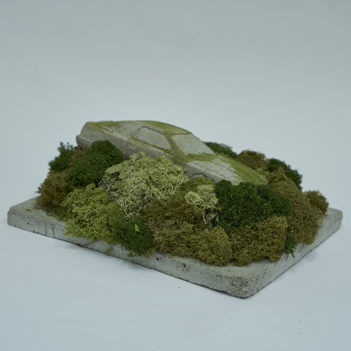 Object name: SECRETS OF THE JAPANESE FORESTSize: 20x25x10Weight: around 4kgMaterials: concrete + sta