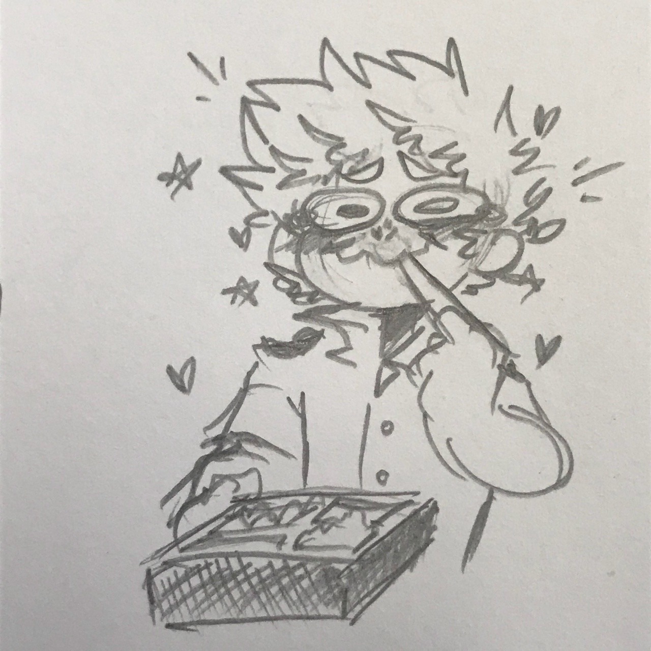 dekyboi:  Someone wanted to see more of the Shiketsu AU so here’s Izuku making her boy a bento and their couple-y antics.