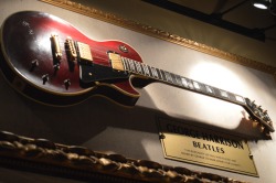 imonlysleeping:  San Francisco - Day two Hard Rock Cafe, George Harrison’s guitar. 