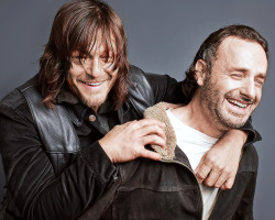 reedusnorman:  Andrew Lincoln and Norman Reedus photographed by Jeff Lipsky for TV Guide Magazine 