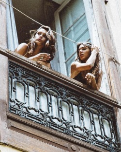 stoned-club:Carla &amp; Inés 🛸 #louisfraga #stonedclub #photoshoot #lookbook #mood #film