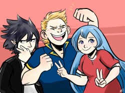 jerseyartblog:The Big Three! :’) I love