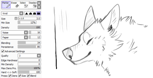 norisus:  I wanted to make a more concise list of my brushes, with examples in tow. Please don&rsquo