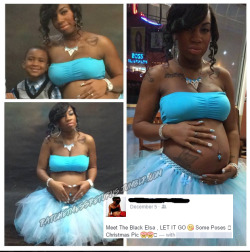 ratchetmessreturns:  This bitch really needs to LET IT GO…. Why she being so childish for? #MaternityPhotosFail