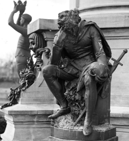 Catharine Weed Barnes Ward Hamlet Figure Gower Statue, 1895