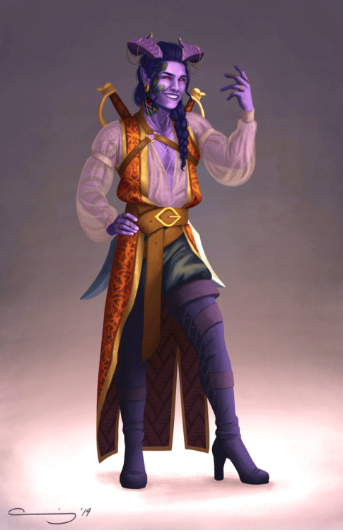 Part 3 of the Mighty Nein from Critical Role! It’s Mollymauk! I can’t wait to have all eight charact