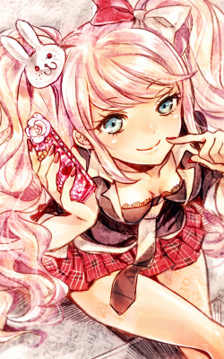 kibo-komaeda:  えの、しま、じゅーん by 根岸_(:3 」∠)_※Permission to upload this was given by the artist 