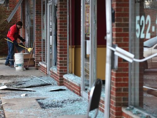 johnnysixpack:   Look at this. Innocent people’s homes and livelihoods destroyed…all in the name of “justice”  No, it’s all good you guys.  The media told me it was just a peaceful protest.