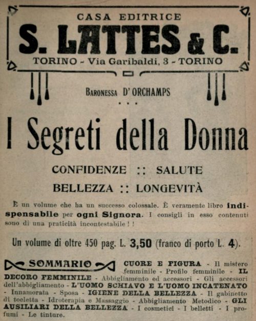 I Segreti della Donna - Baronessa D’Orchamps