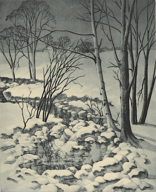 Samuel L. Margolies, Path to the Sea, c.1940 etching and aquatint on paper.