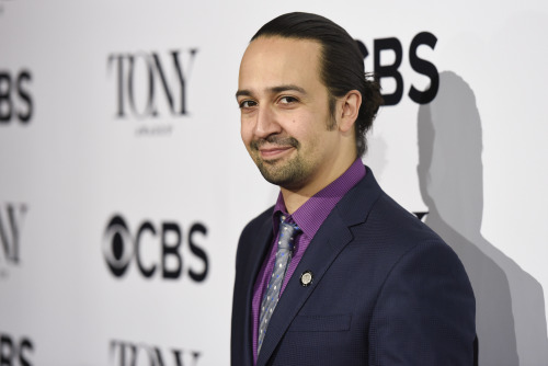 celebritiesofcolor: Lin-Manuel Miranda attends the 2016 Tony Awards Meet The Nominees Press Junket a