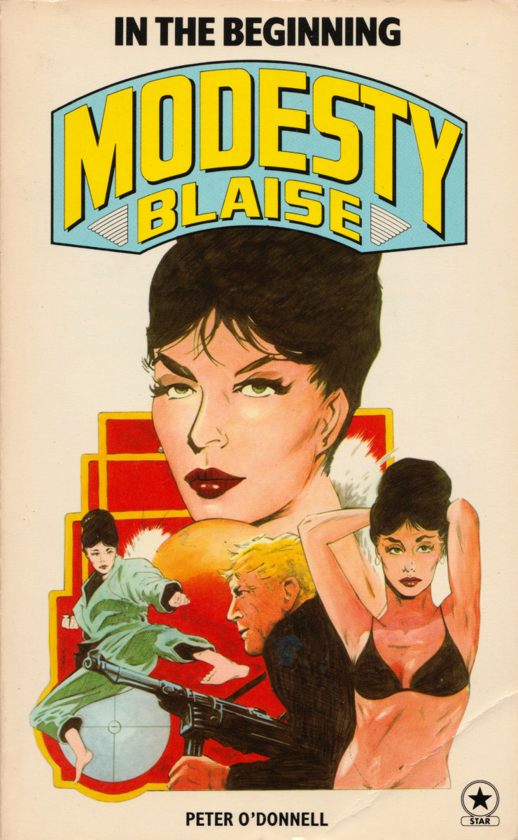 Modesty Blaise: In The Beginning, by Peter O’Donnell (Star, 1978). From a charity