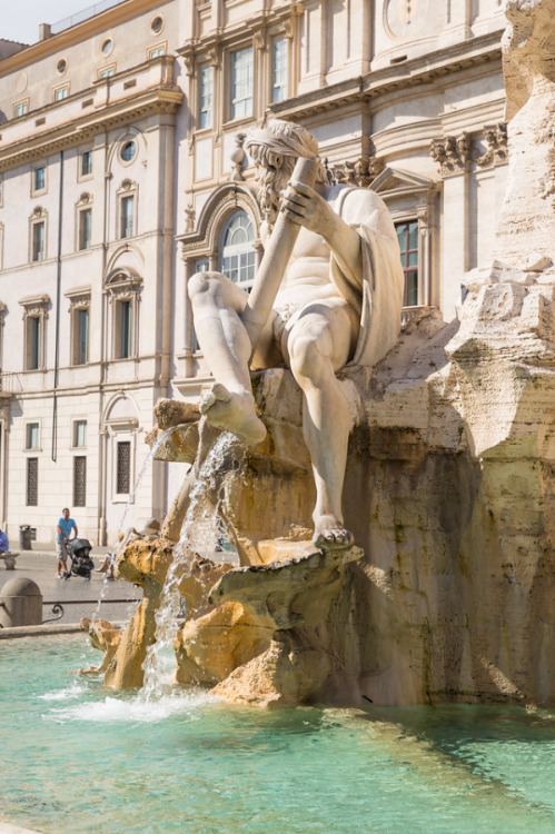 Piazza Navona - Fontana dei Quattro Fiumi, Rome, Italy