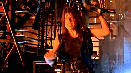 chaestain:  “In the original, I’m on the verge of being a legend; here, I am the legend - a crazy warrior woman with little sanity and less hope.” - Linda Hamilton on her role as Sarah Connor in Terminator 2: Judgment Day 
