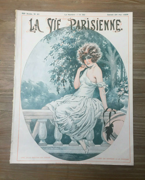 the1920sinpictures: May, 1924 Cover of “La Vie Parisienne” magazine.