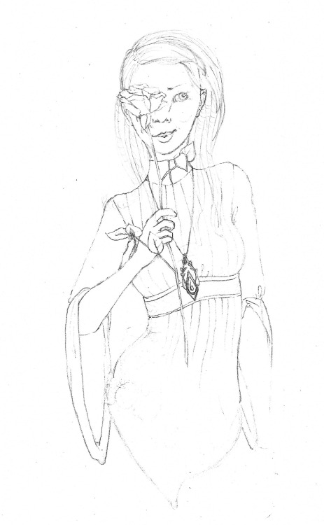 Working on designs for the Valar Yavanna. Had a lot of trouble deciding on the hair and then with th