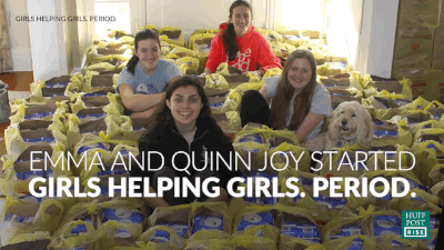 huffingtonpost:  These Sisters are Helping Solve America’s Period Problem
